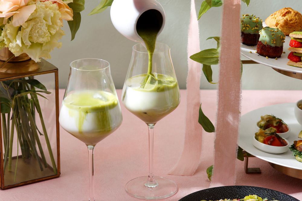 オプションメニューの「抹茶ホワイトチョコレートラテ」イメージ