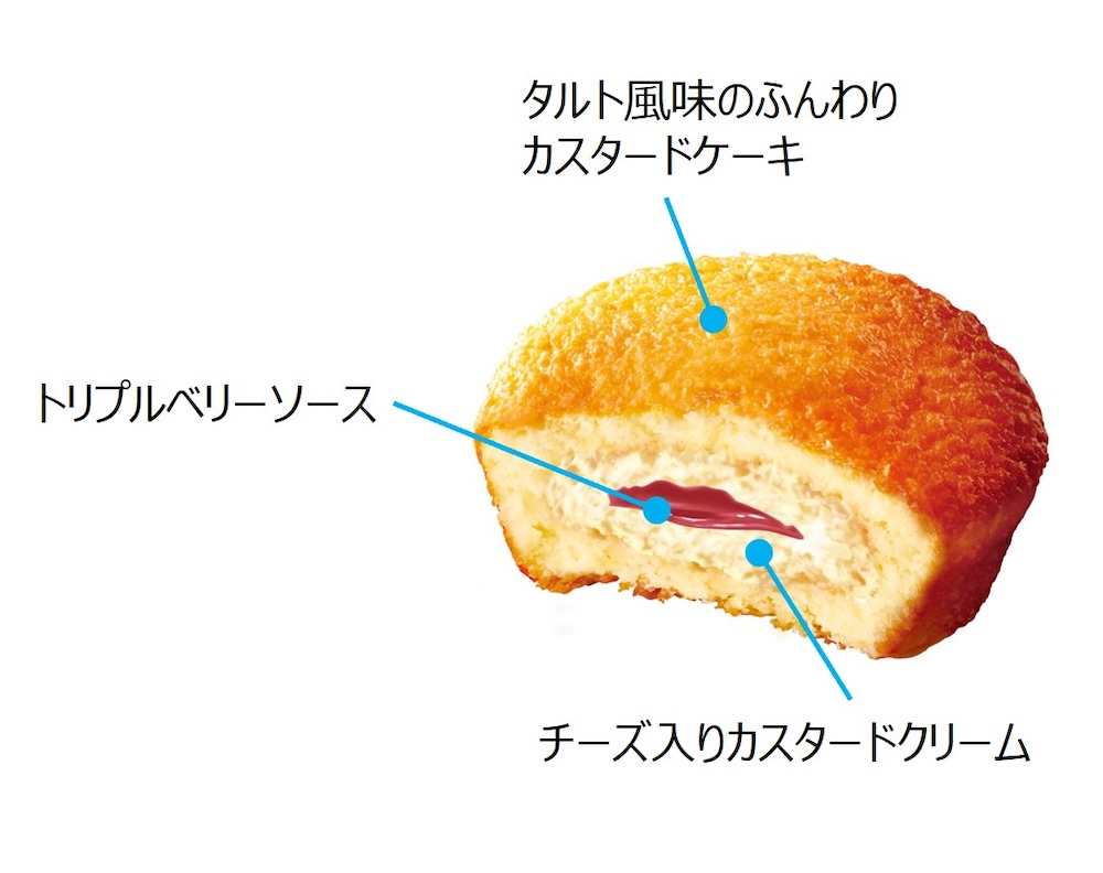 「カスタードケーキ＜ベリーチーズタルト＞」イメージ