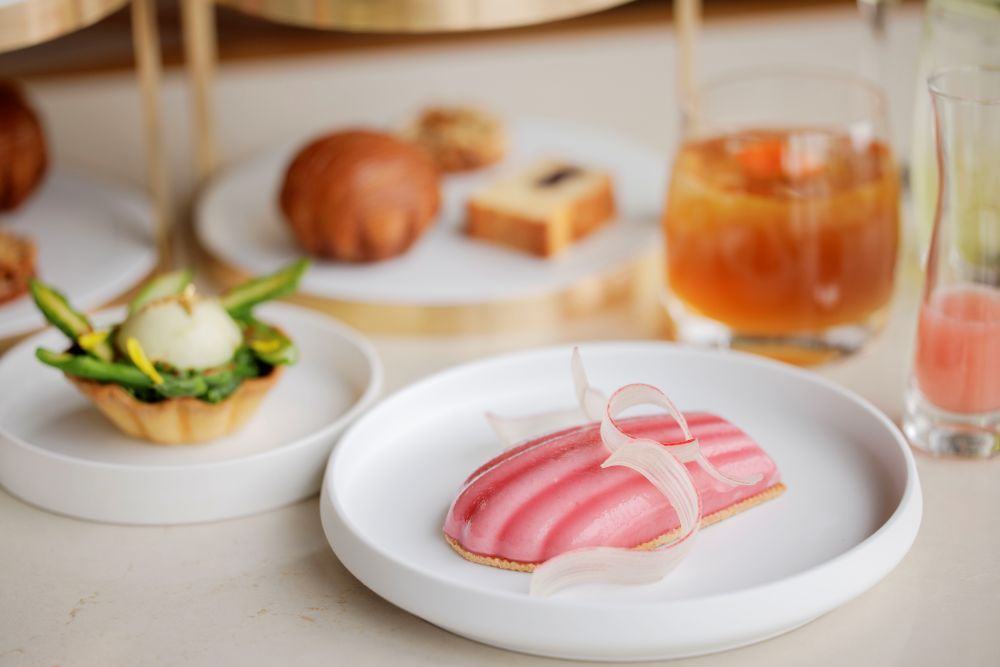 オプションメニューとして販売される「ルバーブムース」イメージ