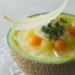 各日10食限定「リュクス・メロン・ボウル」単品・税込み4,000円（サービス料含む）