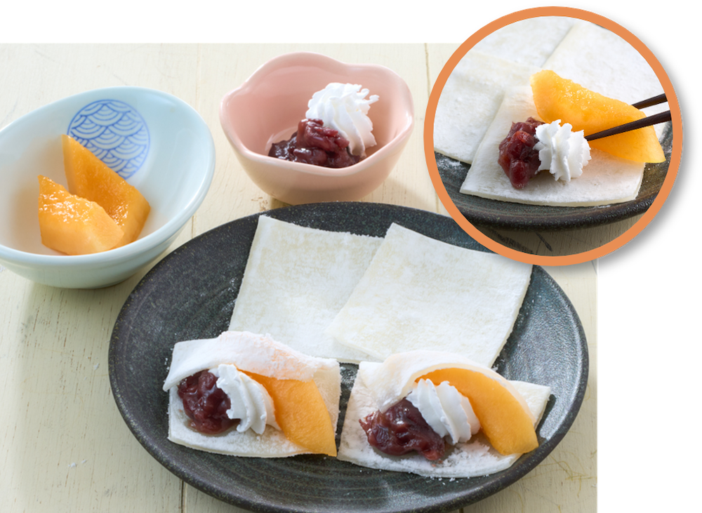 「自分で包むメロン大福」税込み659円