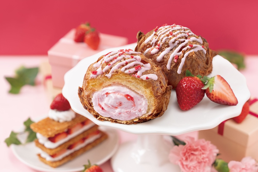 「プレミアム苺ミルフィーユシュー」税込み390円