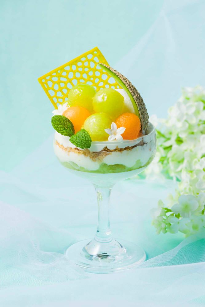 「Melon Parfait メロンパフェ」税込み2,300円（サービス料含む）