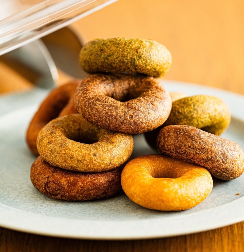 「こめたる」のドーナツ