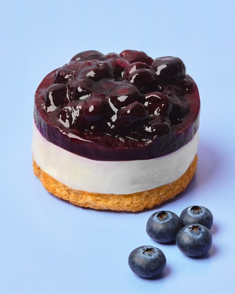 「ブルーベリーレアチーズケーキ」570円