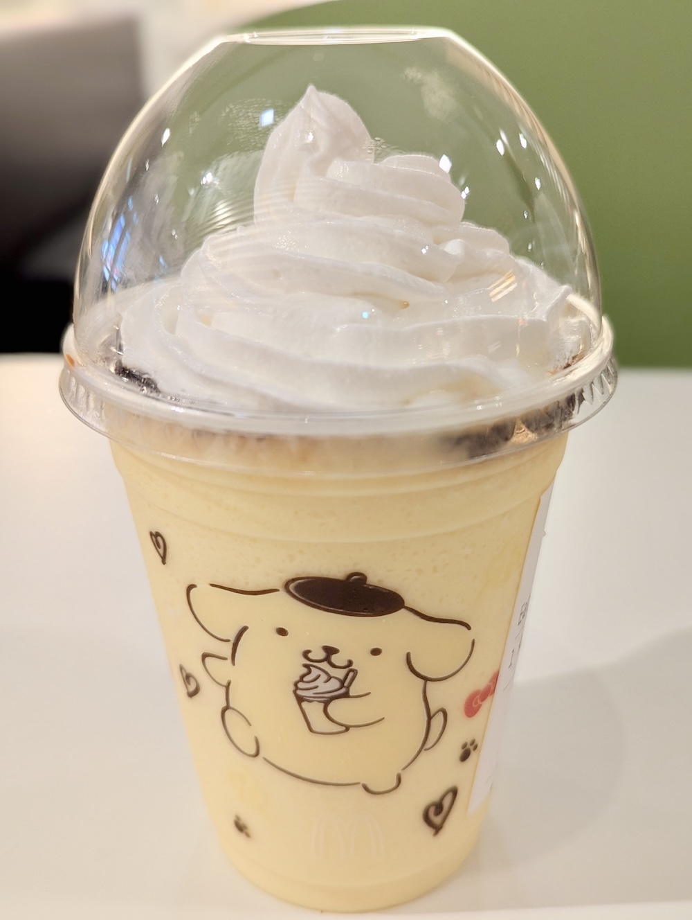 「ポムポムプリンのクリーミープリンフラッペ」税込み490円