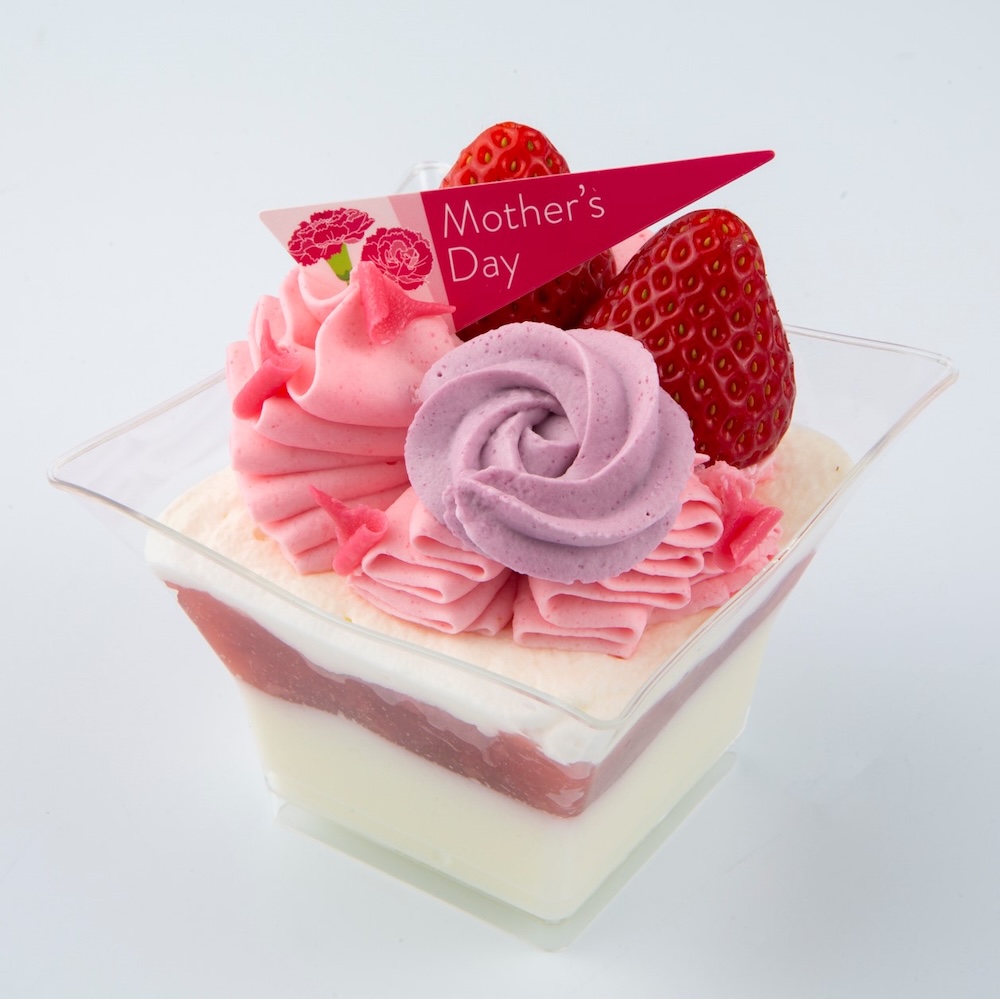 「母の日 お花のカップデザート」税込み530円