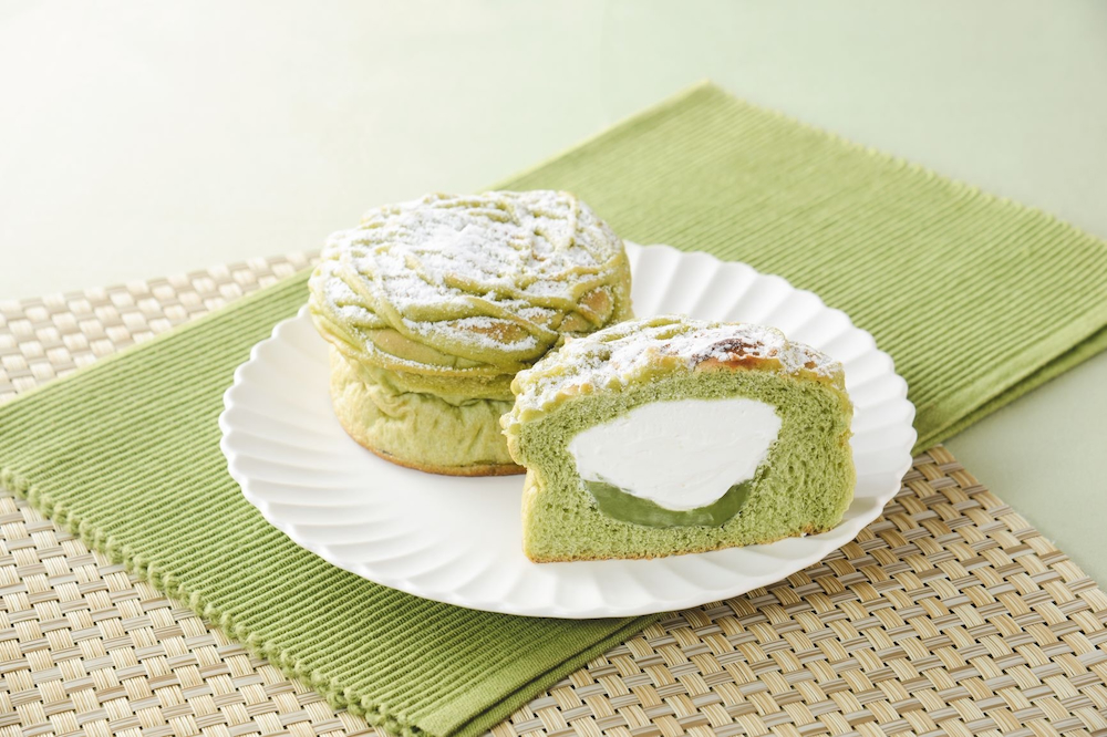 5月19日より発売される「森半 抹茶ミルクパン」税込み203円