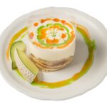 ルミネエスト新宿「The Original Pancake House」の「メロンのアートなバターミルクパンケーキ」税込み2,200円