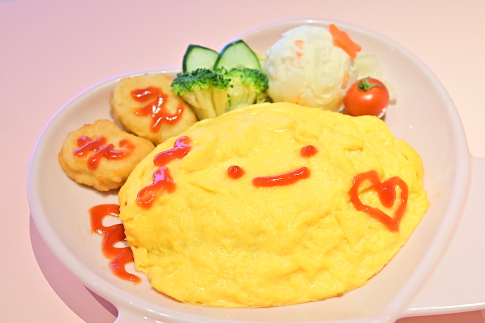 「すみっコたちのおかえりなさいませオムライス」イメージ