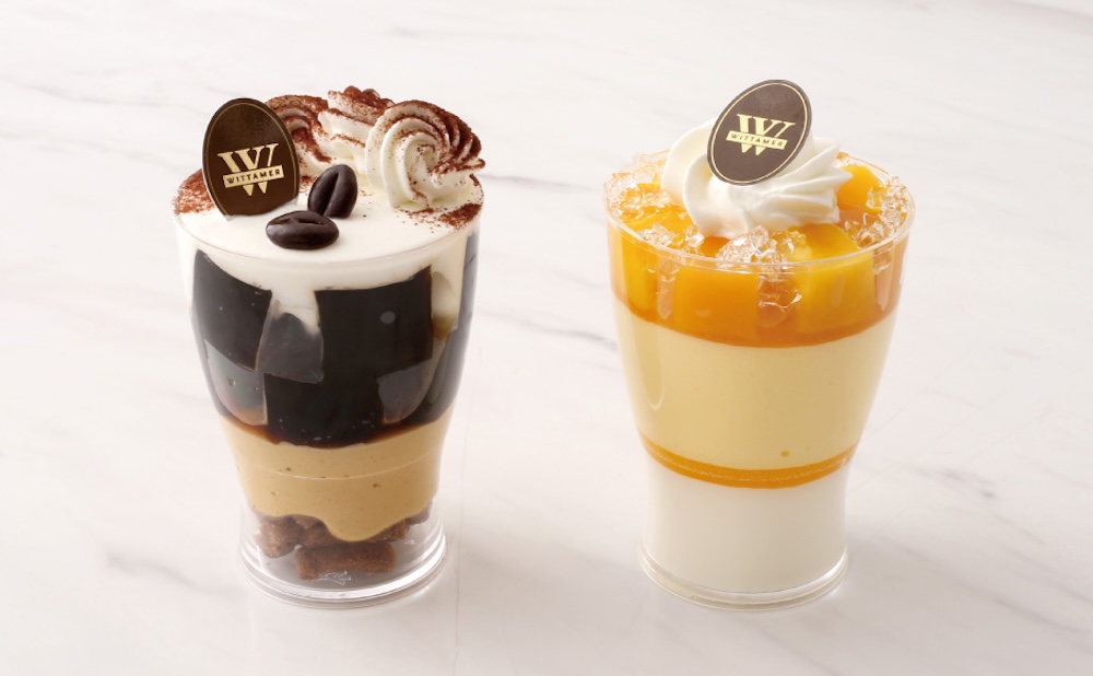 左から「ジュレ・オ・カフェキャラメル」、「ヴェリーヌ・デテ」