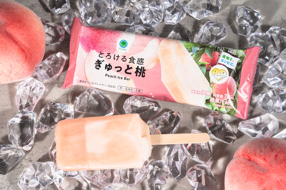 「とろける食感　ぎゅっと桃」イメージ