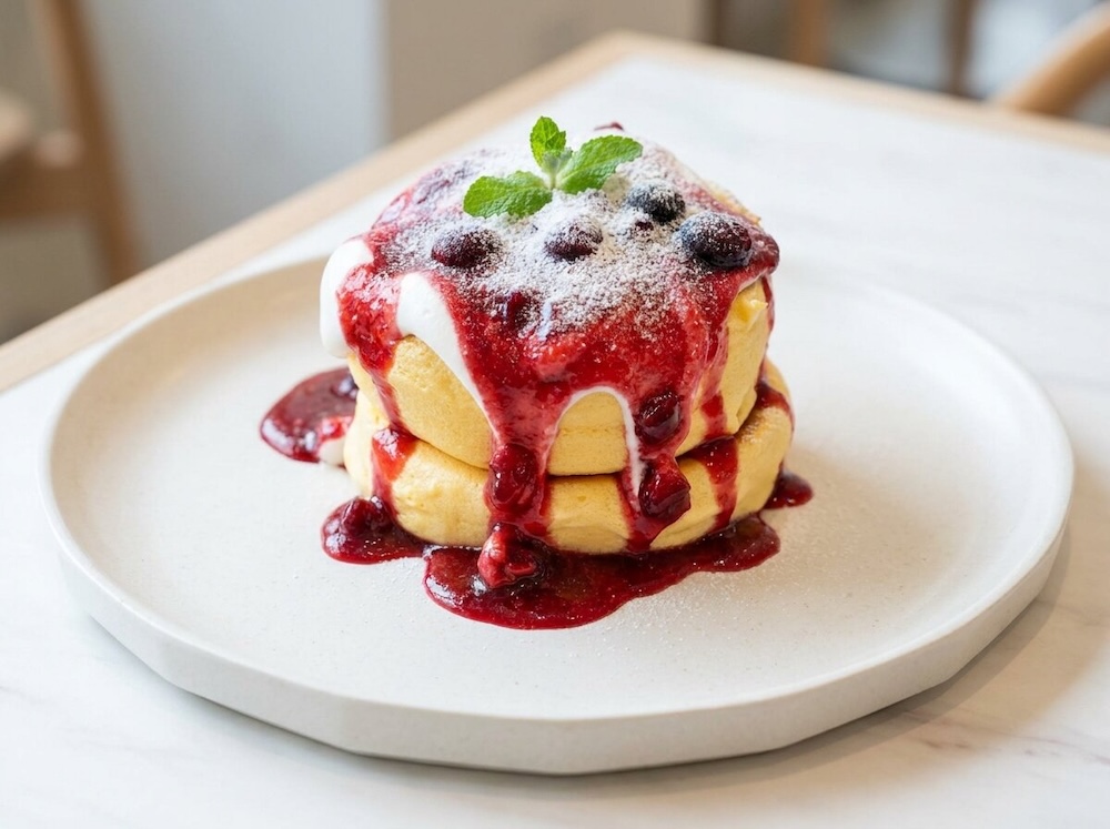 「スフレパンケーキ（ミックスベリー）」イメージ