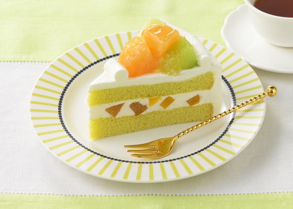 「2種メロンのショートケーキ」税込み648円
