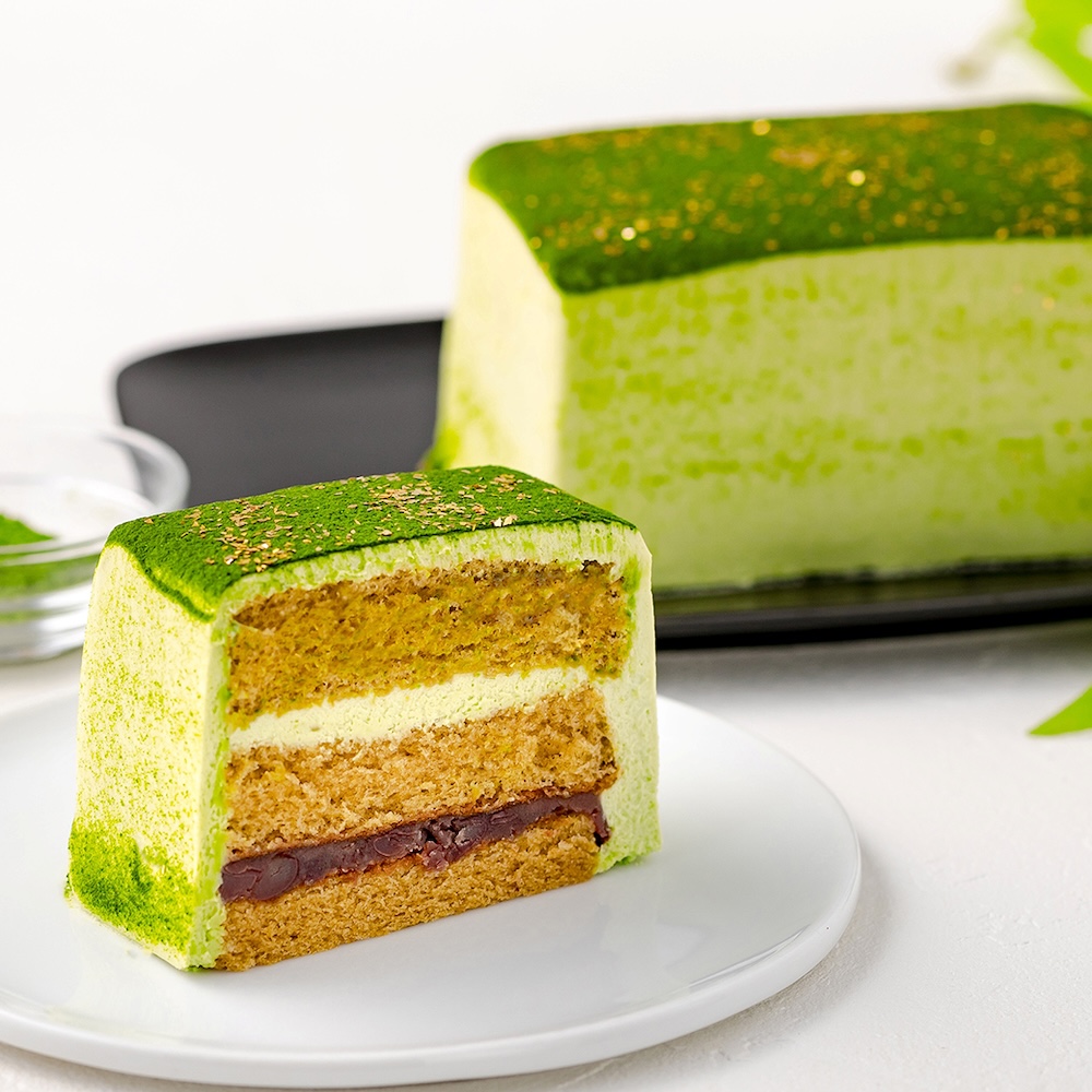 6月上旬まで販売される「トップス」の「抹茶ケーキ」1,566円