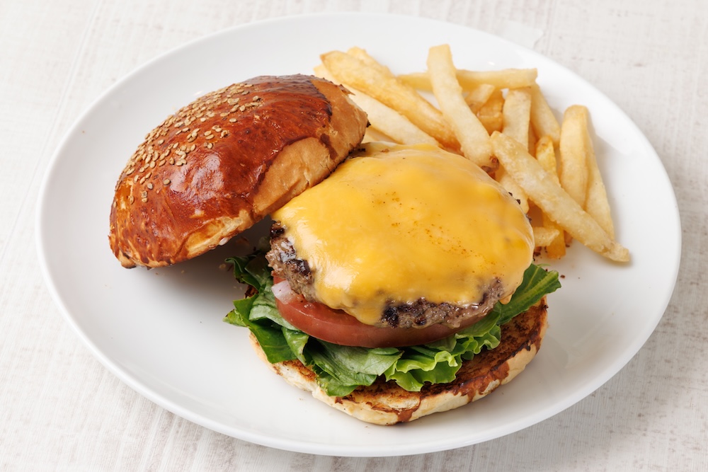 「和牛チーズバーガー（WAGYU CHEESEBURGER ）」2,618円