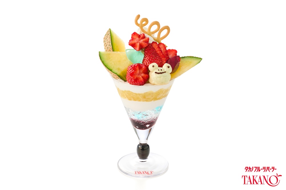 JR名古屋高島屋店限定「雫パフェ～マスクメロン・苺～」税込み2,530円