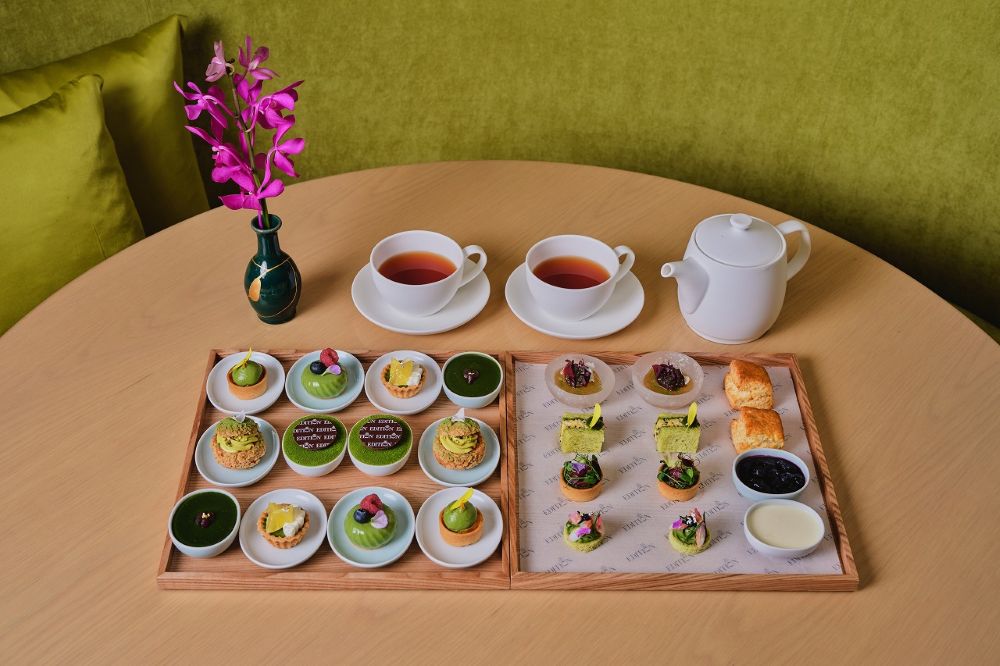 東京エディション銀座にて販売される「ソフィーズ 抹茶 アフタヌーンティー（Sophie’s Matcha Afternoon Tea）」イメージ