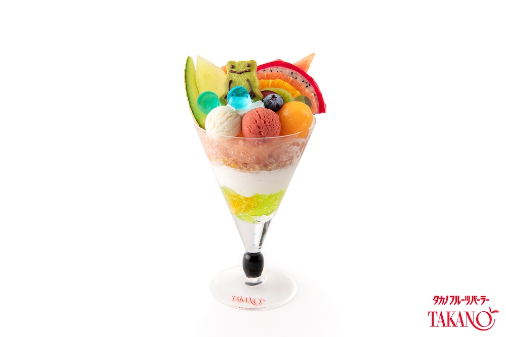 横浜高島屋店限定「虹色フルーツパフェ」税込み2,310円