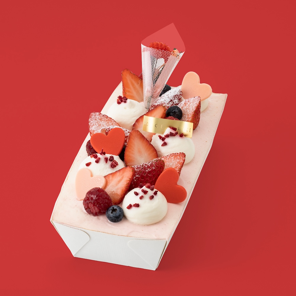 「母の日のロングショートケーキ」税込み2,160円