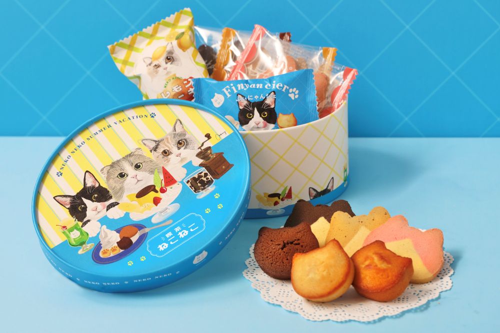 6月1日～8月31日に販売される「ねこねこサマーアソートBOX」税込み2,220円