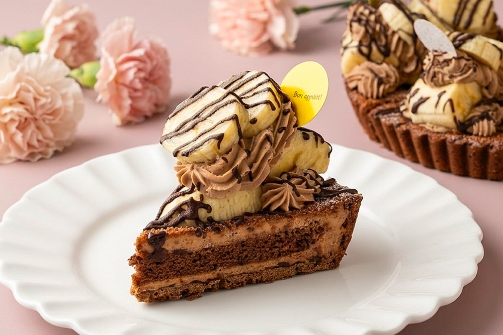 「山盛りチョコバナナの王様タルト」イメージ
