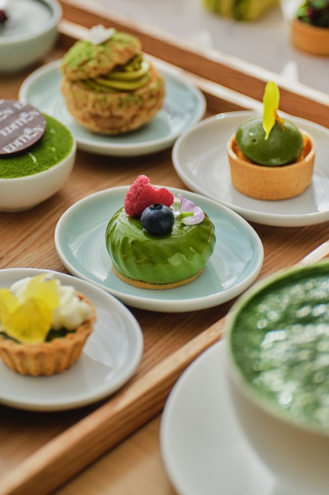 東京エディション銀座にて販売される「ソフィーズ 抹茶 アフタヌーンティー（Sophie’s Matcha Afternoon Tea）」イメージ