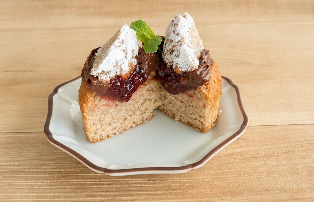 「バタフライケーキ ラズベリーチョコカード」イメージ