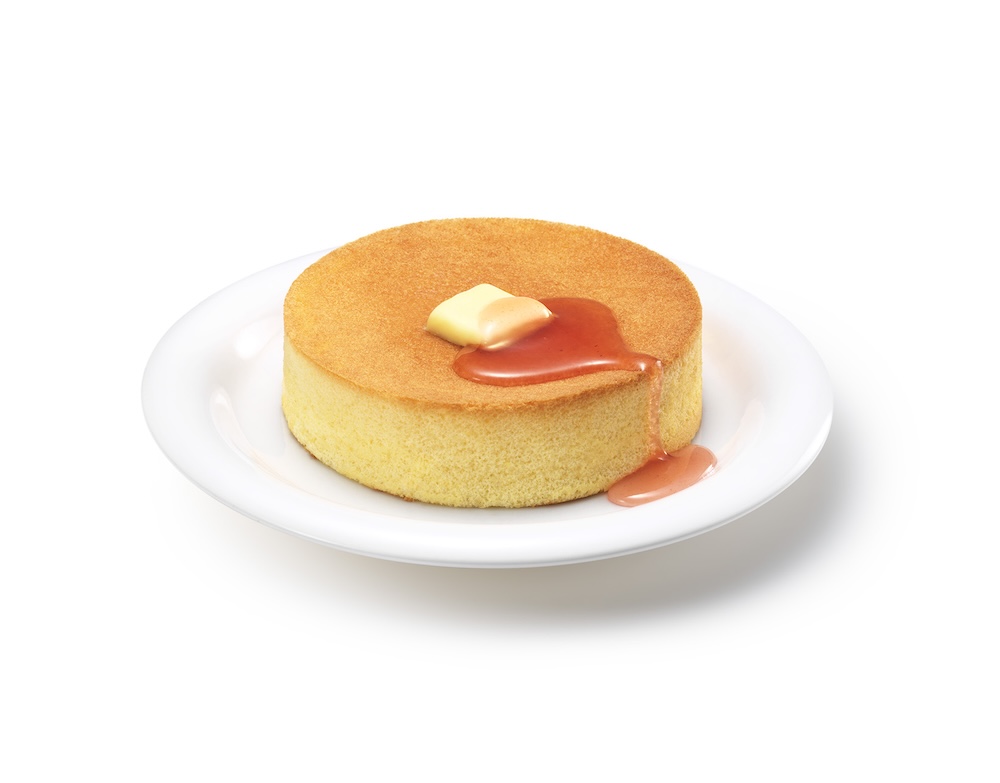 「ふんわりスフレパンケーキ ＜国産白桃ソース＞」イメージ