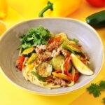 「夏野菜とサルシッチャのケイジャンオイルパスタ」税込み1,690円