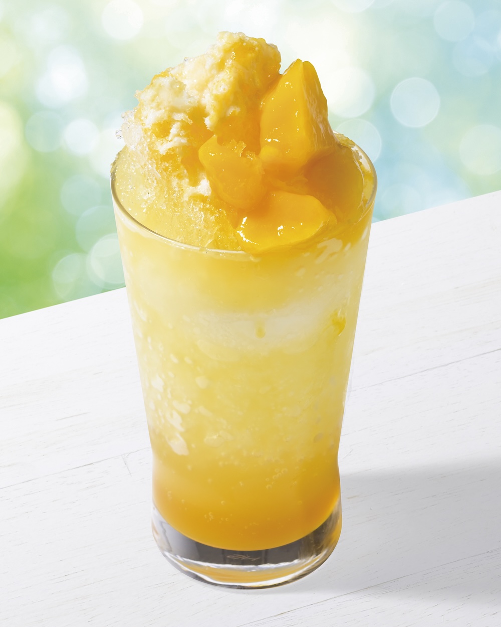 「シャリシャリ氷のマンゴースカッシュ」税込み800円