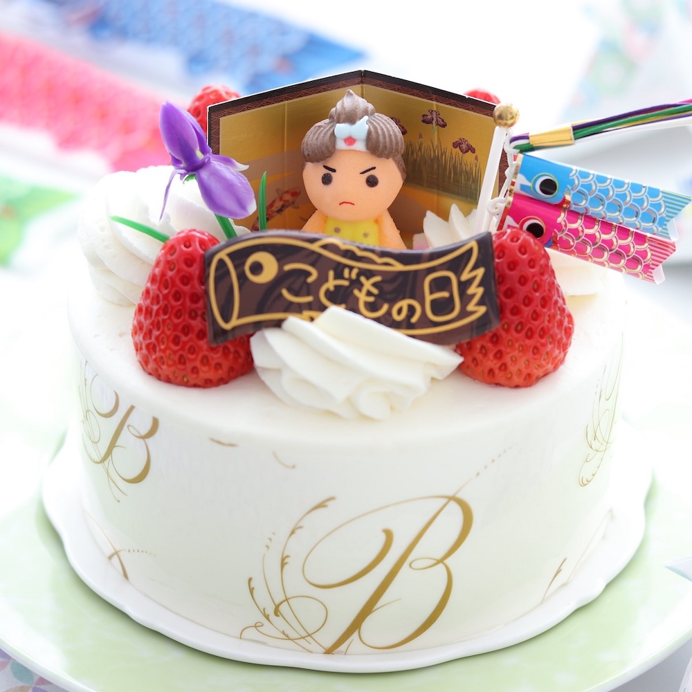 「ブールミッシュ」の「こどもの日 ショートケーキ」3,672円