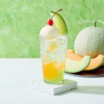 5月28日〜6月24日に販売される「メロンとレモンハーバルティーのクリームソーダ」税込み1,250円