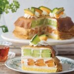 「苺とメロンのミルクレープ」お茶付き・税込み2,178円
