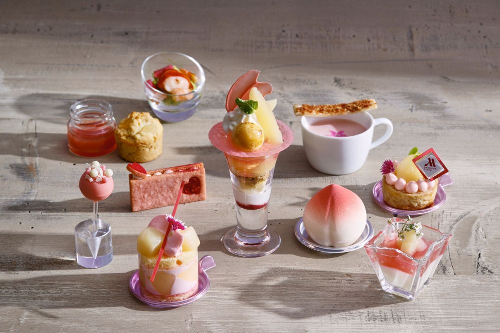 「サマーピーチアフタヌーンティー（Summer Peach Afternoon Tea）」イメージ