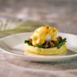 朝食 「Short Rib Benedict」税込み6,500円
