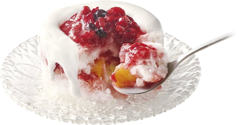 「苺みるくのショートケーキ氷」税込み989円