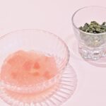 「果肉入りピーチゼリー」トッピング・税込み100円