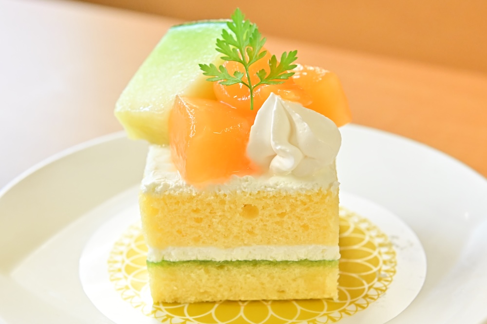 「国産ダブルメロンショートケーキ」税込み650円