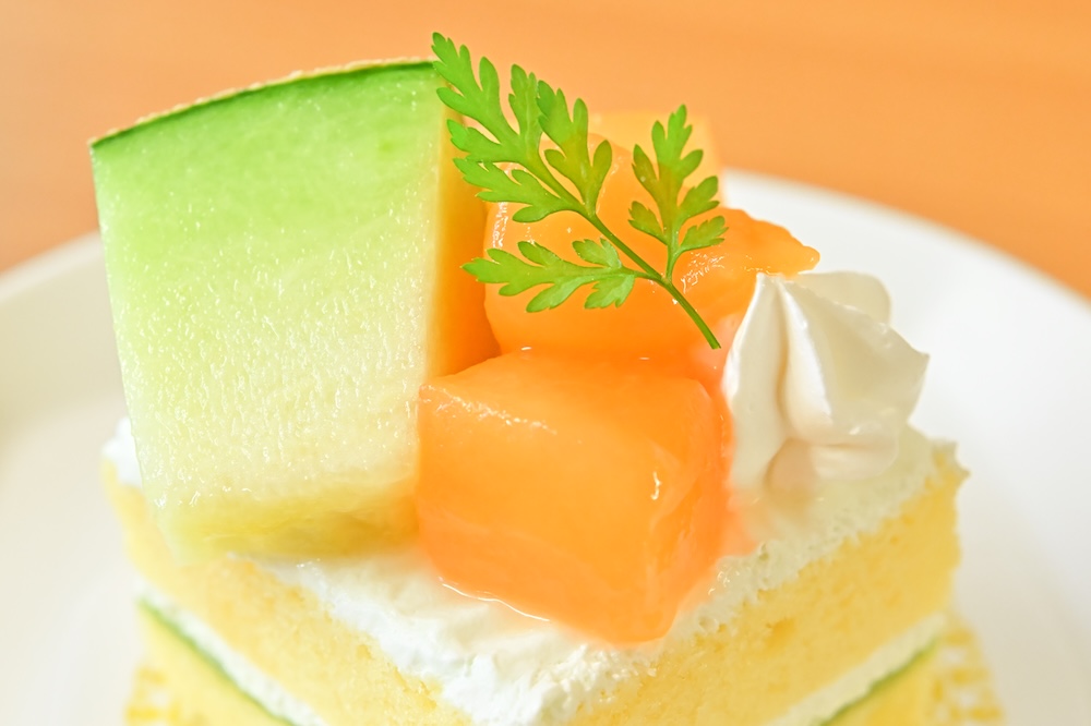 「国産ダブルメロンショートケーキ」税込み650円