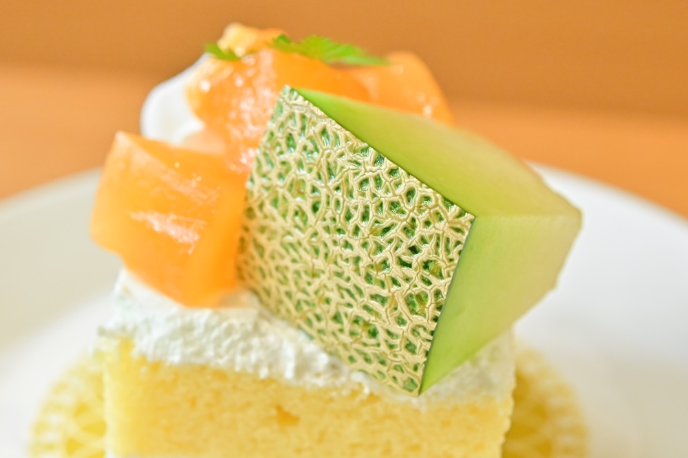 「国産ダブルメロンショートケーキ」税込み650円