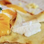 「オレンジとクリームチーズアイスのクレープ・オランジェ」税込み1,400円