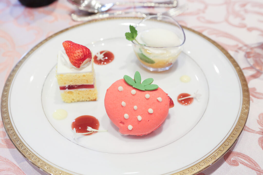 試食で提供されたスイーツのイメージ