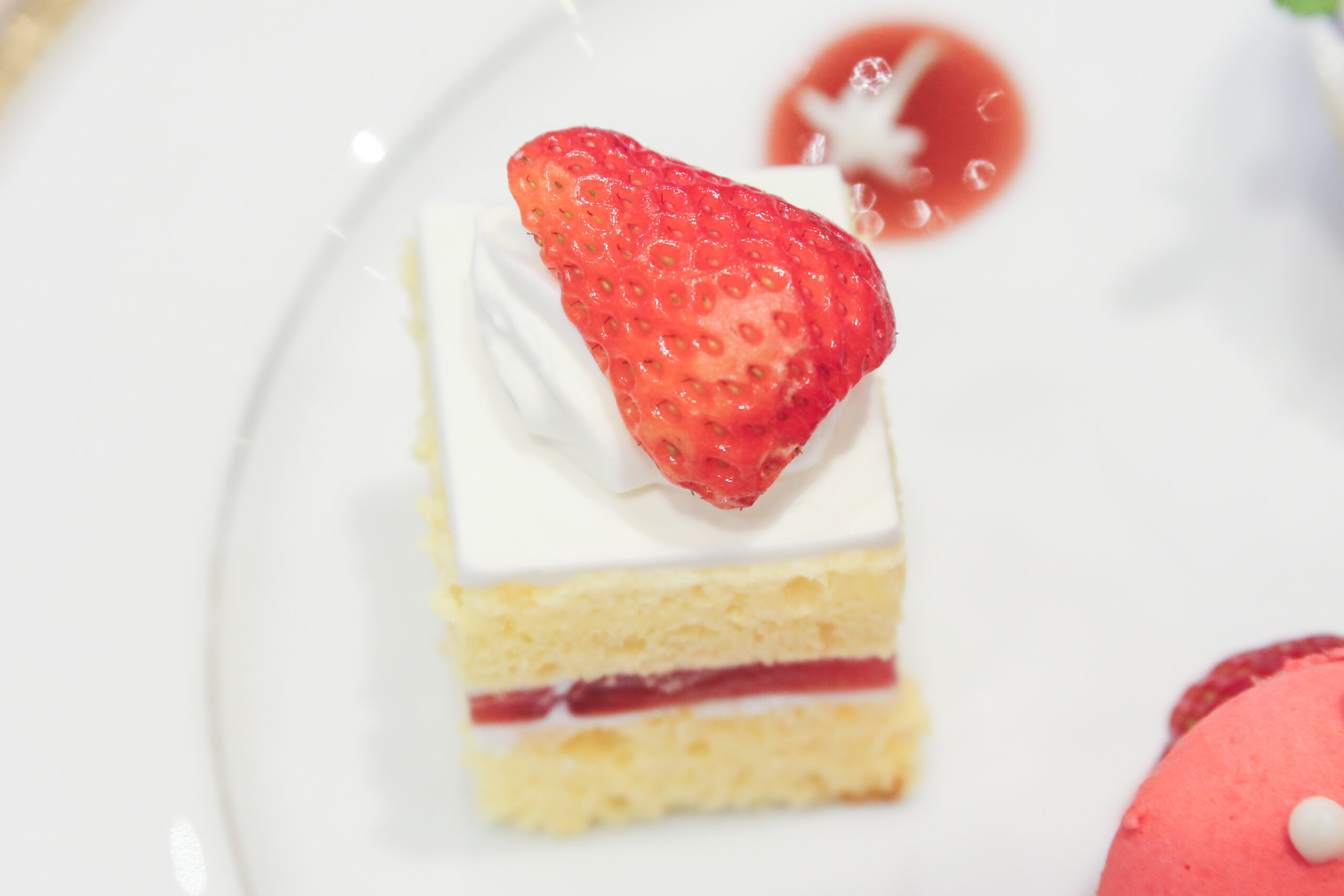 試食で提供された「アフタヌーンティー あまりんSPセット」の「あまりん ショートケーキ」イメージ