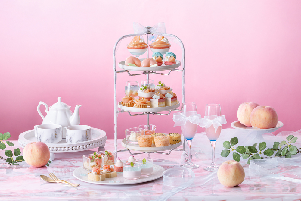 「Peach Afternoon Tea Set～Pink＆Aqua Blue～」イメージ