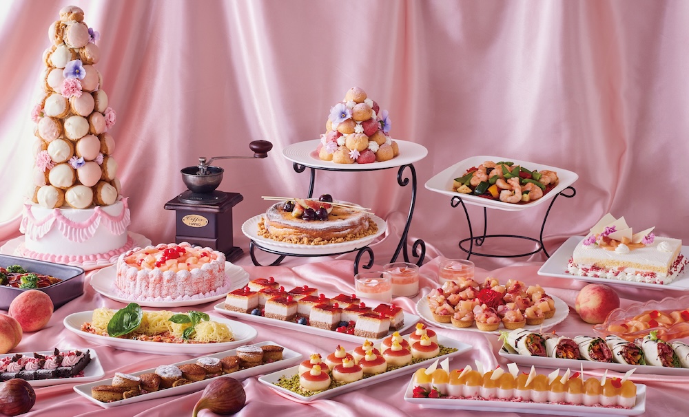 「桃と無花果のスイーツメゾン 夏のティータイムを楽しむスイーツ＆ランチディナービュッフェ」イメージ