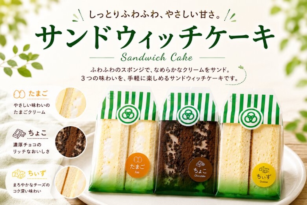 「サンドウィッチケーキ」イメージ
