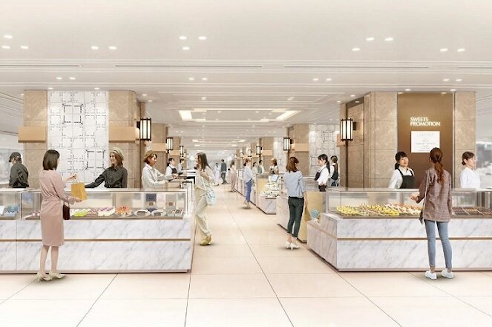 日本橋三越本店・洋菓子エリアのイメージ