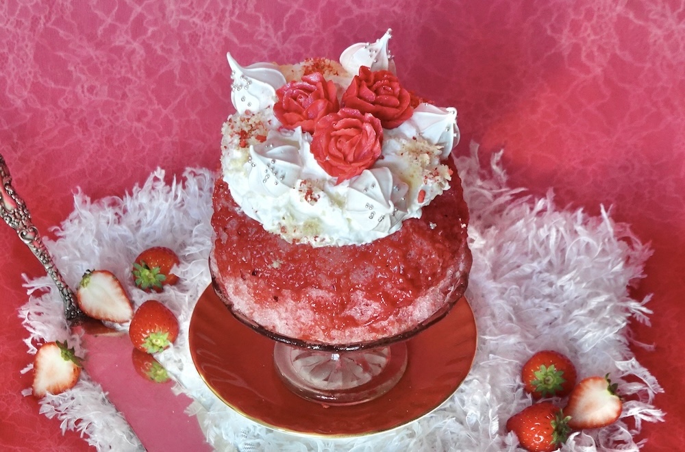 「真紅の苺氷 〜いちごのショートケーキ〜」税込み2,000円