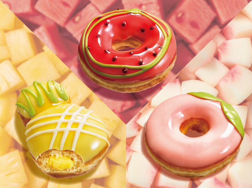 夏季限定の新作ドーナツ3種のイメージ